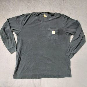 Carhartt Shirt Mens XL Long Sleeve Pocket Original Fit Tee